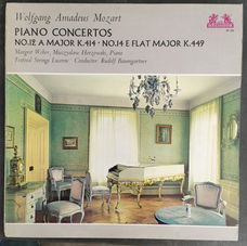 LP - Mozart pianoconcertos no.12 en 14 - Margrit Weber en Mieczyslaw, piano