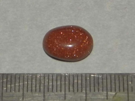 Bruine Goudsteen cabochon CB - 12x9mm - 0