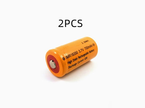 New battery IMR18350 700mAh/2.59Wh 3.7V for HIBATT 12A HIGH DRAIN - 0