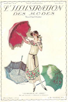 l'Illustration des Modes - 19 mei 1921 - overdruk cover - 0