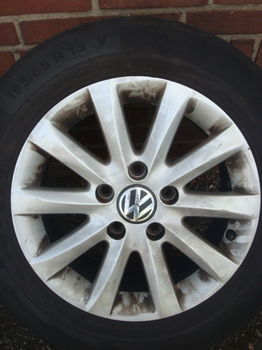 15 Inch Originele VW Scirocco Velgen Caddy Golf 5 6 7 Touran - 0