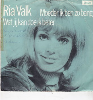 Single Ria Valk - Moeder ik ben zo bang - 0