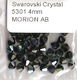 Swarovski 5301 Morion AB 4mm zakje van 48 Stuk - 1 - Thumbnail