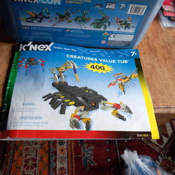 K'nex creatures value, 400 - mist een paar stukjes - met werkboekje - 0