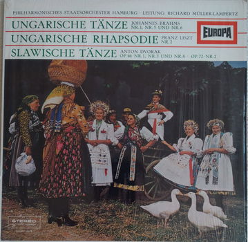 LP - Brahms, Dvorak, Liszt - Ungarische Tänze*Ungarische Rapsodie*Slawische Tänze - 0