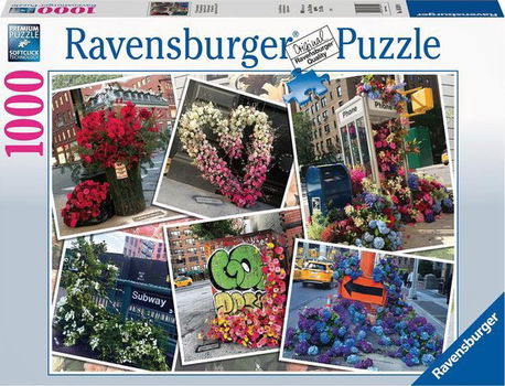 Ravensburger Puzzel NYC Bloemenpracht - Legpuzzel 1000 stukjes - 0