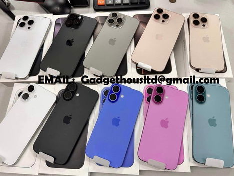 Apple iPhone 16 Pro 128GB = 650 EUR, iPhone 16 Pro Max 256GB = 750 EUR, iPhone 16 128GB = 500 EUR - 6