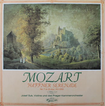 LP - Mozart - Haffner Serenade - Josef Suk, viool - Prager Kammerorchester - 0