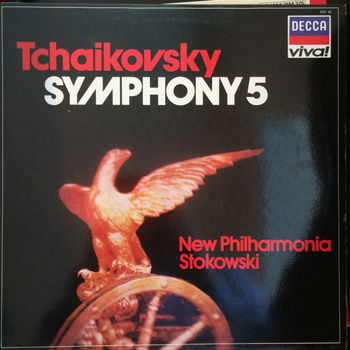 LP - Tchaikovsky - Symphony No. 5 - New Philharmonia, Stokowski - 0