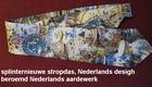 splinternieuwe Nederland design stropdassen, draaiorgel, aardewerk, tulpen, klompen - 2 - Thumbnail