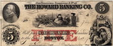 Kerstman bankbiljet - Boston, 1857 - print