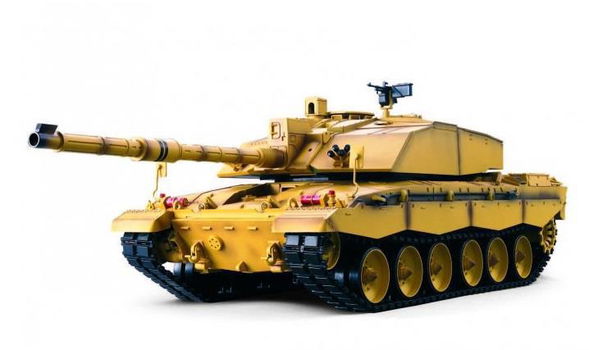 RC tank Heng Long Britse Challenger 2.4GHZ met schietfunctie rook en geluid - 0