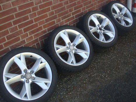 18” Audi A8 Velgen met Banden 5x112 Audi A4 A6 A8 - 1