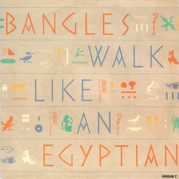 Bangles – Walk Like An Egyptian (Vinyl/Single 7 Inch) - 0