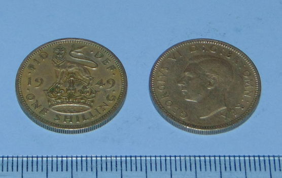 Groot-Brittannië - 1 shilling 1949 - Engels - 0