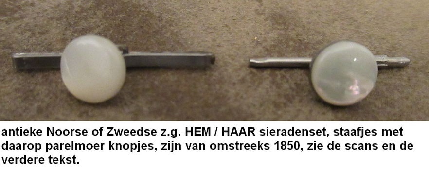 unieke 150 jaar oude sieradenset voor HEM & HAAR uit Noorwegen - 0