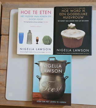 3x kookboeken van Nigella Lawson - 0