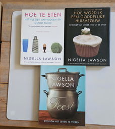 3x kookboeken van Nigella Lawson