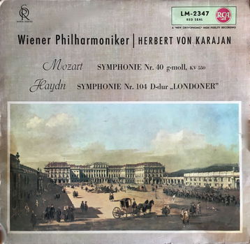 LP - Mozart * Haydn - Wiener Philharmoniker, Herbert von Karajan - 0