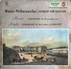 LP - Mozart * Haydn - Wiener Philharmoniker, Herbert von Karajan