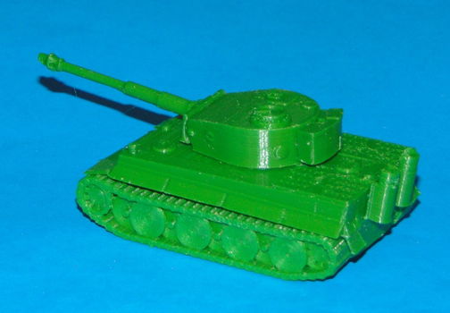 Duitse Tiger I tank - 3D-print in diverse schalen - 1