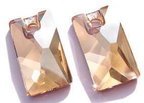 Swarovski 3500 Crystal Golden Shadow Per Stuk of 70 stuk - 0