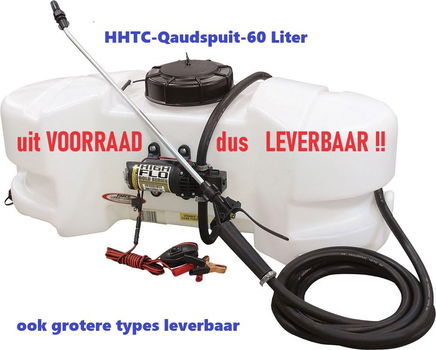 HHTC-Qaudspuitje 60 Liter / 12 Volt - 0