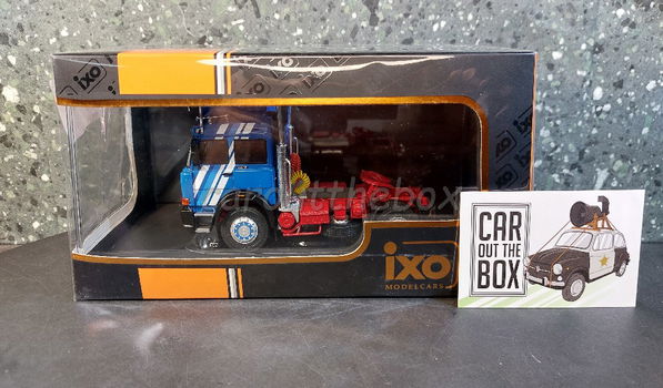 Iveco Fiat 190.38 Turbostar 1984 blauw 1:43 Ixo V1073 - 4