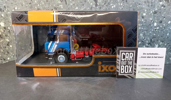 Iveco Fiat 190.38 Turbostar 1984 blauw 1:43 Ixo V1073 - 5