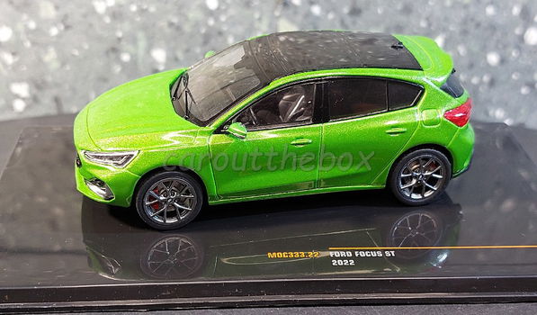 Ford Focus ST 2022 groen 1:43 Ixo V1074 -76 - 0