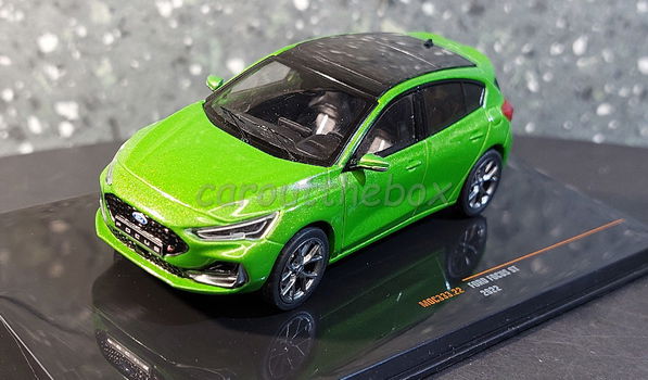 Ford Focus ST 2022 groen 1:43 Ixo V1074 -76 - 1