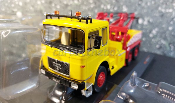 MAN F8 26.281 bergings truck geel 1:43 Ixo V1081 - 2