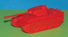 Duitse Panther tank - 3D-print in diverse schalen