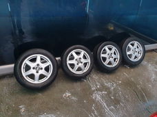 15" BBS/SOLITUDE 4x100, banden+velgen 185-60-15