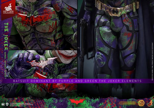 Hot Toys The Dark Knight The Joker Batman Imposter Artisan Edition MMS752AE - 0