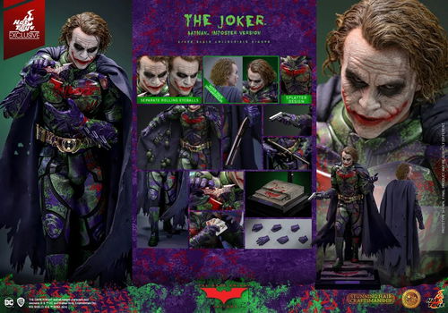 Hot Toys The Dark Knight The Joker Batman Imposter Artisan Edition MMS752AE - 6