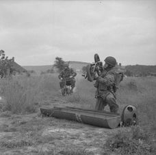 Britse paratroopers op oefening - 1943 - fotoprint