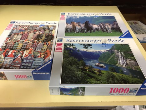 RAVENSBURGER puzzel: 1000 stukjes (3 dozen) - 0