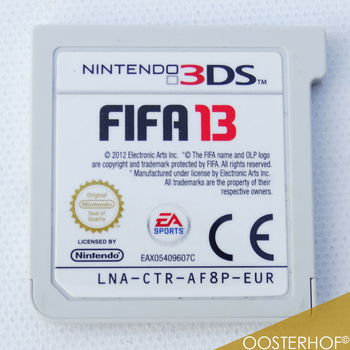 Nintendo 3DS | FIFA13 | EASports | LNA-CTR-AF8P-EUR - 0