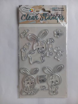 Clearstempel set Craft Sensations: Little Bunny CR024/18A1 - 0