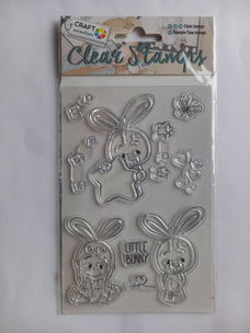 Clearstempel set Craft Sensations: Little Bunny CR024/18A1