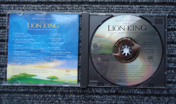 Te koop de originele soundtrack van de film The Lion King. - 2