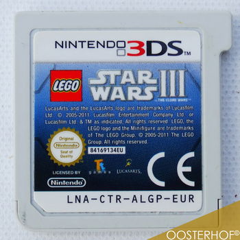 Nintendo 3DS | Lego Star Wars 3 Clone Wars | LNA-CTR-ALGP-EUR - 0