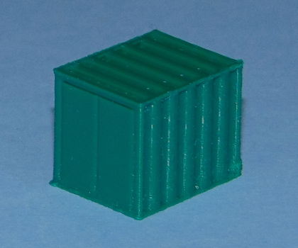 10 Voet container in Z (1:220) - 3D-print - 0