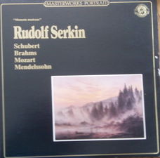 LP - Schubert * Brahms * Mozart * Mendelssohn - Rudolf Serkin, piano