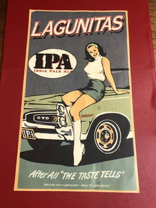 Retro Poster Pontiac GTO Lagunitas IPA