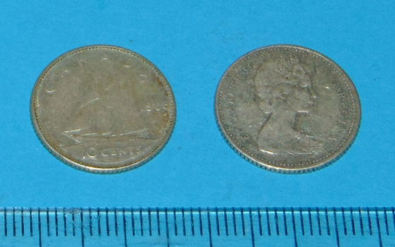 Canada - 10 cent 1968 - zilver - 0