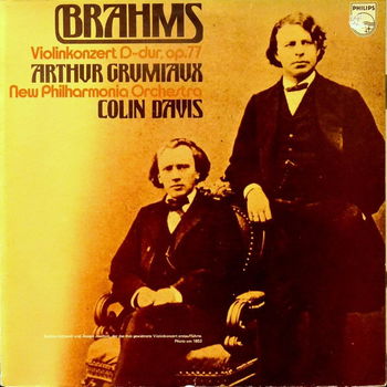 LP - Brahms - Violinkonzert D-dur, op. 77 - Arthur Grumiaux - 0