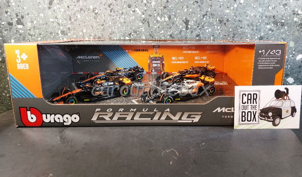 McLaren Lando Norris 4er verzameldoos 1/43 Bburago - 4