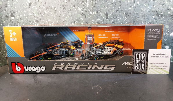 McLaren Lando Norris 4er verzameldoos 1/43 Bburago - 5